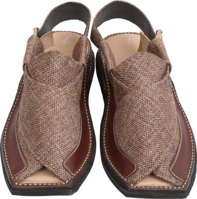 PESHAWARI CHAPPAL Men Sandals(Brown , 11)