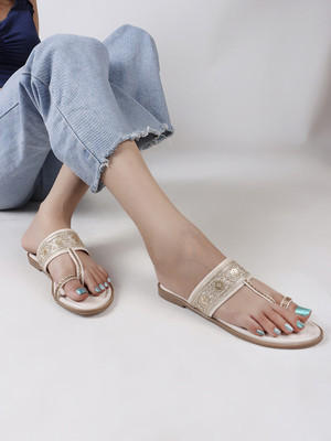 ANOUK Women Flats(White , 8)