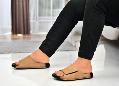 Nico Nerini Men Sandals(Beige , 6)