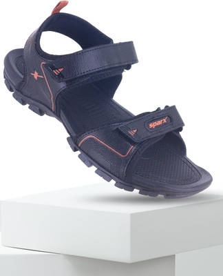 Sparx Men Sandals(Black, Copper , 10)