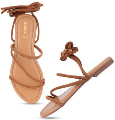 Dressberry Women Flats(Beige , 7)