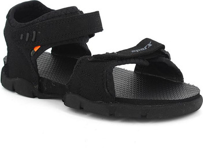 Sparx Boys & Girls Velcro Flats(Black , 10-15 Yrs)
