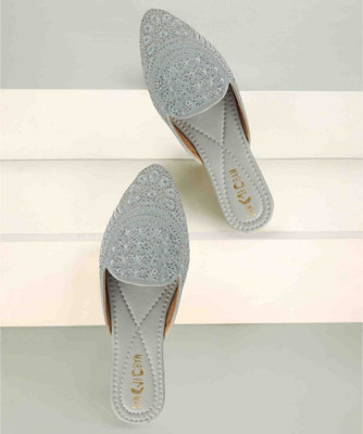 Bambam Women Flats(Grey , 6)