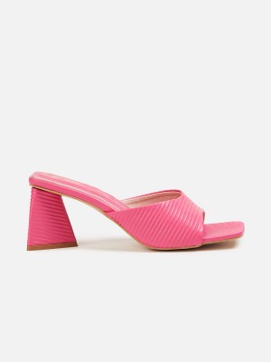 Ginger by Lifestyle Women Heels(Pink , 6)