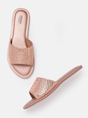 ANOUK Women Flats(Gold , 8)