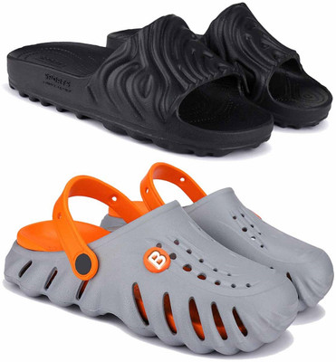 BERSACHE Men Clogs(Multicolor , 8)