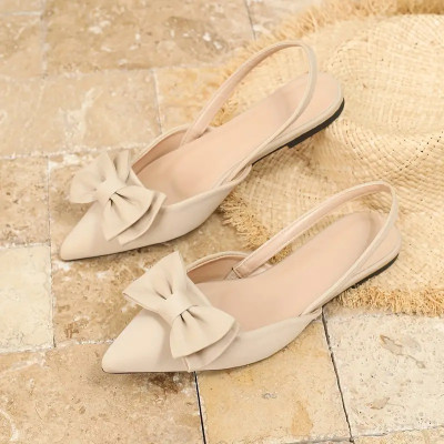 Zoyci Women Flats(Beige , 4)