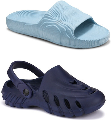 Cogs Men Sandals(Blue, Navy , 7)