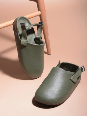 action ONTC-20 Men Clogs(Olive , 8)