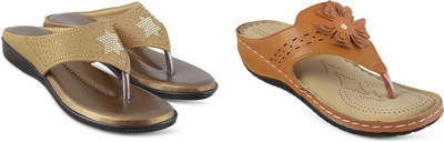 hunyza footwear Women Flats(Multicolor , 9)