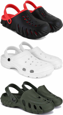 WINGSCRAFT Men Clogs(Olive , 7)