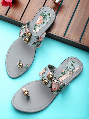 Leemon Women Flats(Grey , 5)