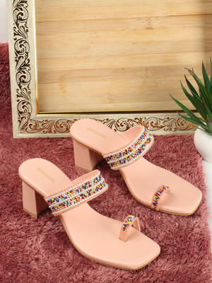 ANOUK Women Heels(Pink , 8)