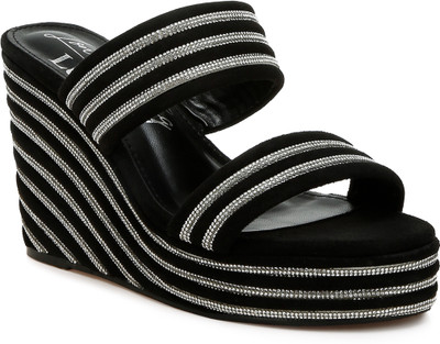 London Rag Women Heels(Black , 8)