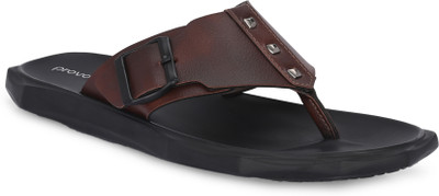 PROVOGUE Men Sandals(Brown , 7)