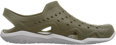 Red & Black Premium Quality|Comfort|lightweight Outdoor Clogs(Plz Check Size Chart). Men Clogs(Olive, White , 5)