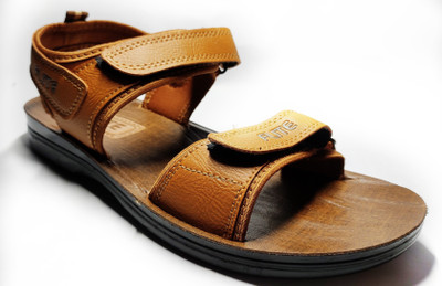 FLITE Men Sandals(Brown , 8)