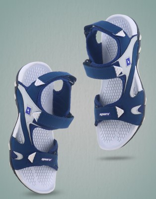 Sparx Men Sandals(Navy, Grey , 8)