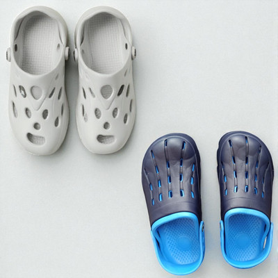 Monrav Men Clogs(Off White, Blue , 11)
