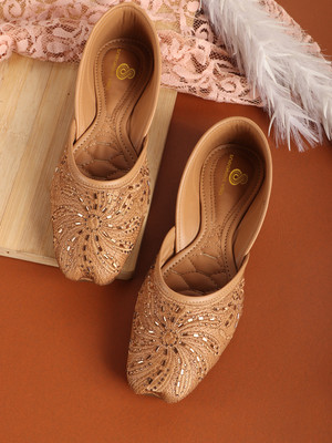 SNEAKERSVILLA Women Heels(Tan , 3)