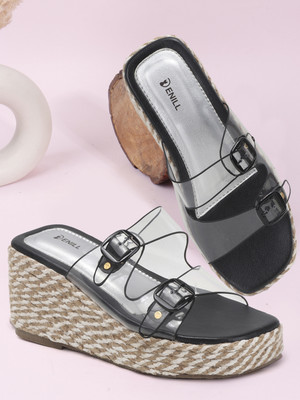 Denill Women Heels(Black , 5)