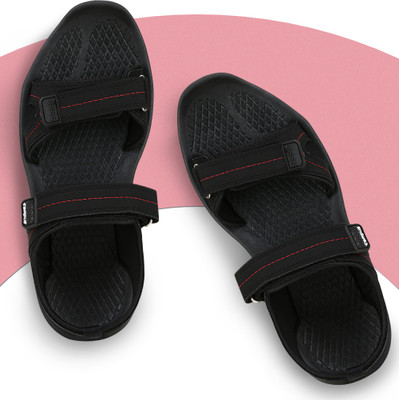 CAMPUS 2GC-03 Men Black, Red Sports Sandals