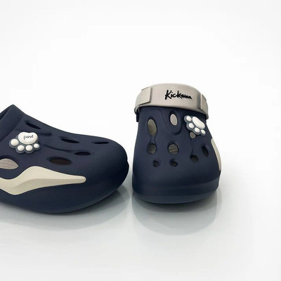 Loox.In Men Sports Sandals(Beige, Navy , 7)