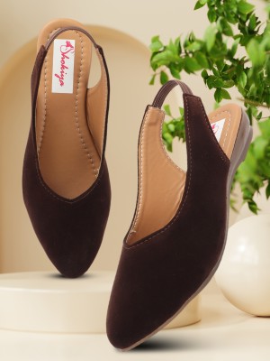 SHOKIYA Women Flats(Brown , 3)