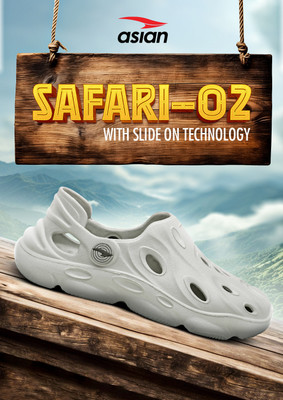 asian Men Clogs(Grey , 10)