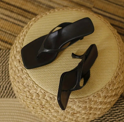 Gloglamp Women Heels(Black , 8)