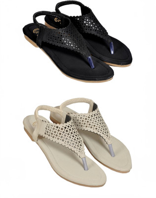 JSStyle Women Flats(Multicolor , 5)