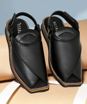 BIZAZO Men Sandals(Black , 6)