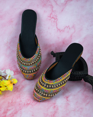 AMAZING TRADERS Women Flats(Black , 9)
