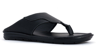Khadim's Men Lightweight Comfort Extra Soft Trendy Premium Stylish Flip Flops(Black , 6)