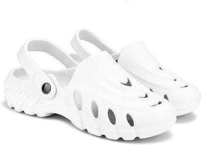 Kapani Fashion Men Classic, Lightweight, Flipflops, Slipper, Slides, Sandal, Clogs (White , 7) Men Clogs(White , 7)