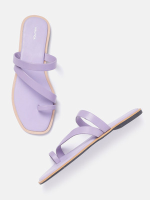NAUTICA Women Flats(Purple , 7)