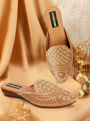 FLYING&SAM Women Bellies(Beige , 4)