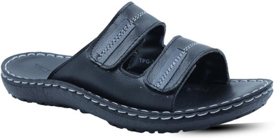 TREKIVA Premium Sandal Trendy Comfortable Flexible & Durable, Anti-Skid| TPG-3023 Men Sandals(Black , 8)