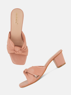 Dressberry Women Heels(Pink , 6)