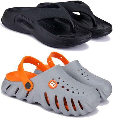 BERSACHE Men Clogs(Multicolor , 9)
