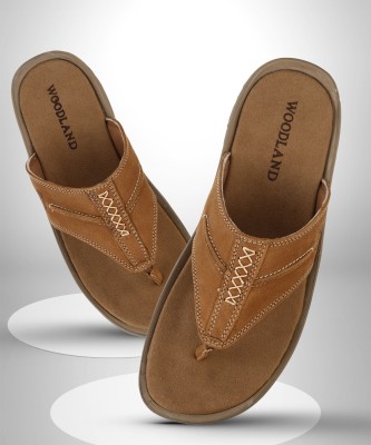 WOODLAND Men Slippers(Brown , 10)