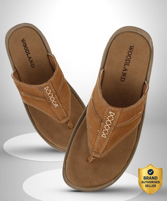 WOODLAND Men Comfortable Soft Sole Lightweight Home Wear Slippers(Brown , 9)