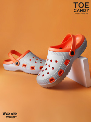 TOE CANDY Men Clogs(Multicolor , 6)