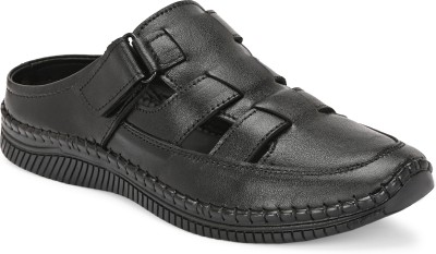 GUTA Men Sandals(Black , 10)