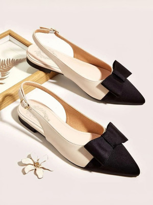 SHOETOPIA Women Bellies(Black , 8)