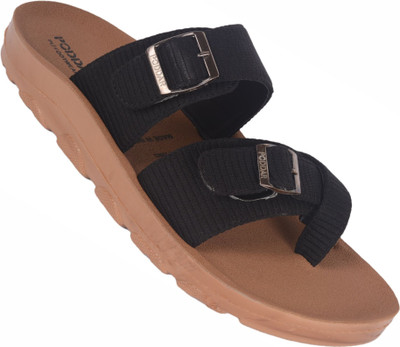 PODDAR Men Sandals(Black , 10)