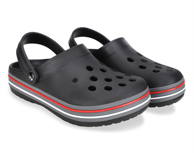 CAMPUS GC-4002 Men's Clogs | Cushion Comfort for All-Day Wear | Easy to Slip-On Men Clogs(Black , 7)