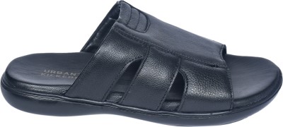 Urban kickers Men Sandals(Black , 10)