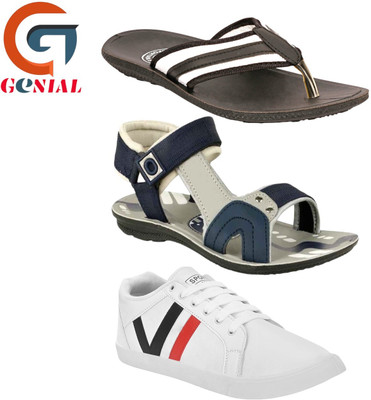 Genial Men Sandals(Multicolor , 9)