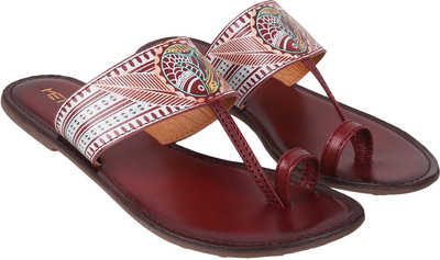METRO Women Flats(Maroon , 4)